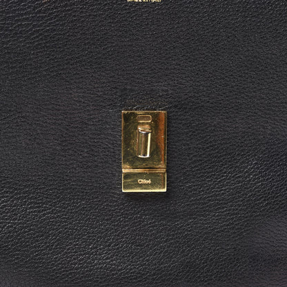 Chloe Grained Lambskin Large Drew Shoulder Bag Black 13 of 15