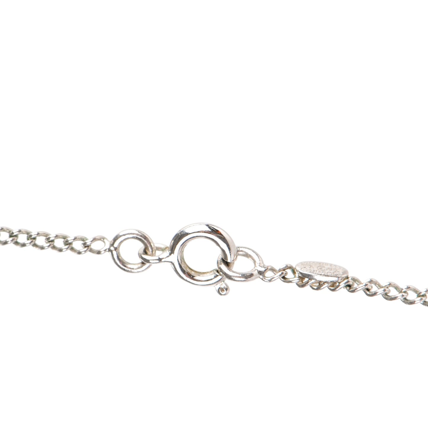 Crystal Timeless CC Necklace Silver