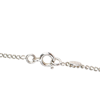 Chanel Crystal Timeless CC Necklace Silver 3 of 4