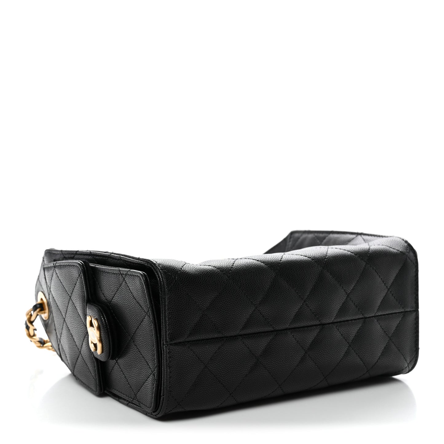 Caviar Quilted Mini Chanel 25 Handbag Black