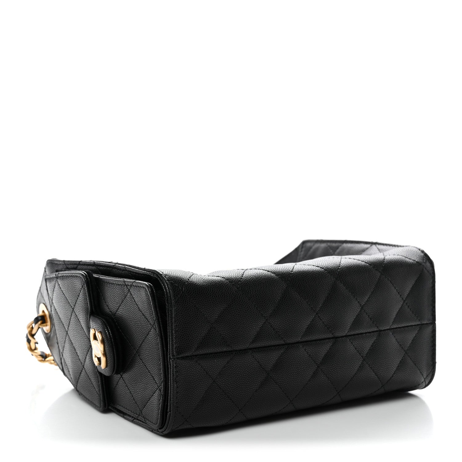Chanel Caviar Quilted Mini Chanel 25 Handbag Black 4 of 11