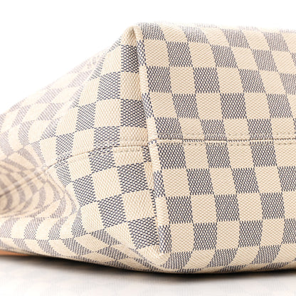 Louis Vuitton Damier Azur Graceful MM Rose Ballerine 8 of 9