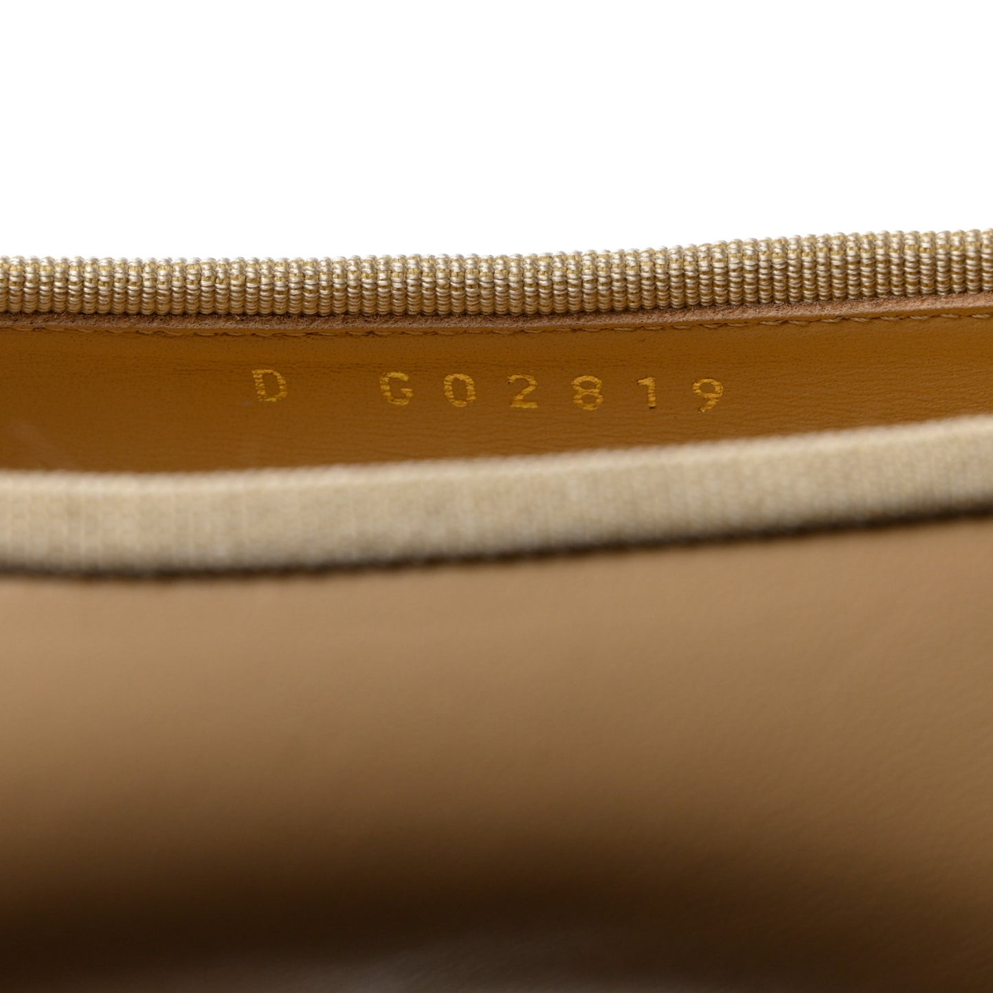 Lambskin Cap Toe CC Ballerina Flats 37 Beige Black