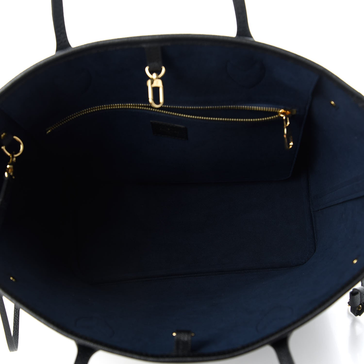 Louis Vuitton Empreinte Monogram Giant Neverfull MM Black 5 of 10