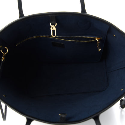 Louis Vuitton Empreinte Monogram Giant Neverfull MM Black 5 of 10