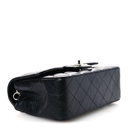 Chanel Metallic Aged Calfskin Quilted Mini Rectangular Flap  Green 4 of 11