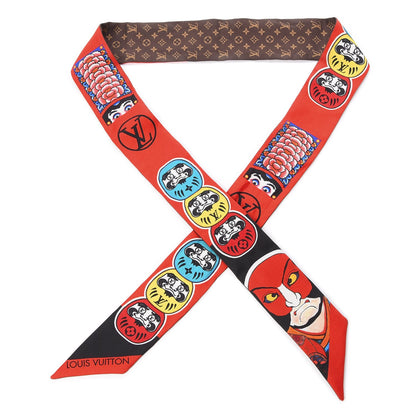 Louis Vuitton Silk Monogram Kabuki Stickers BB Bandeau Black 1 of 4