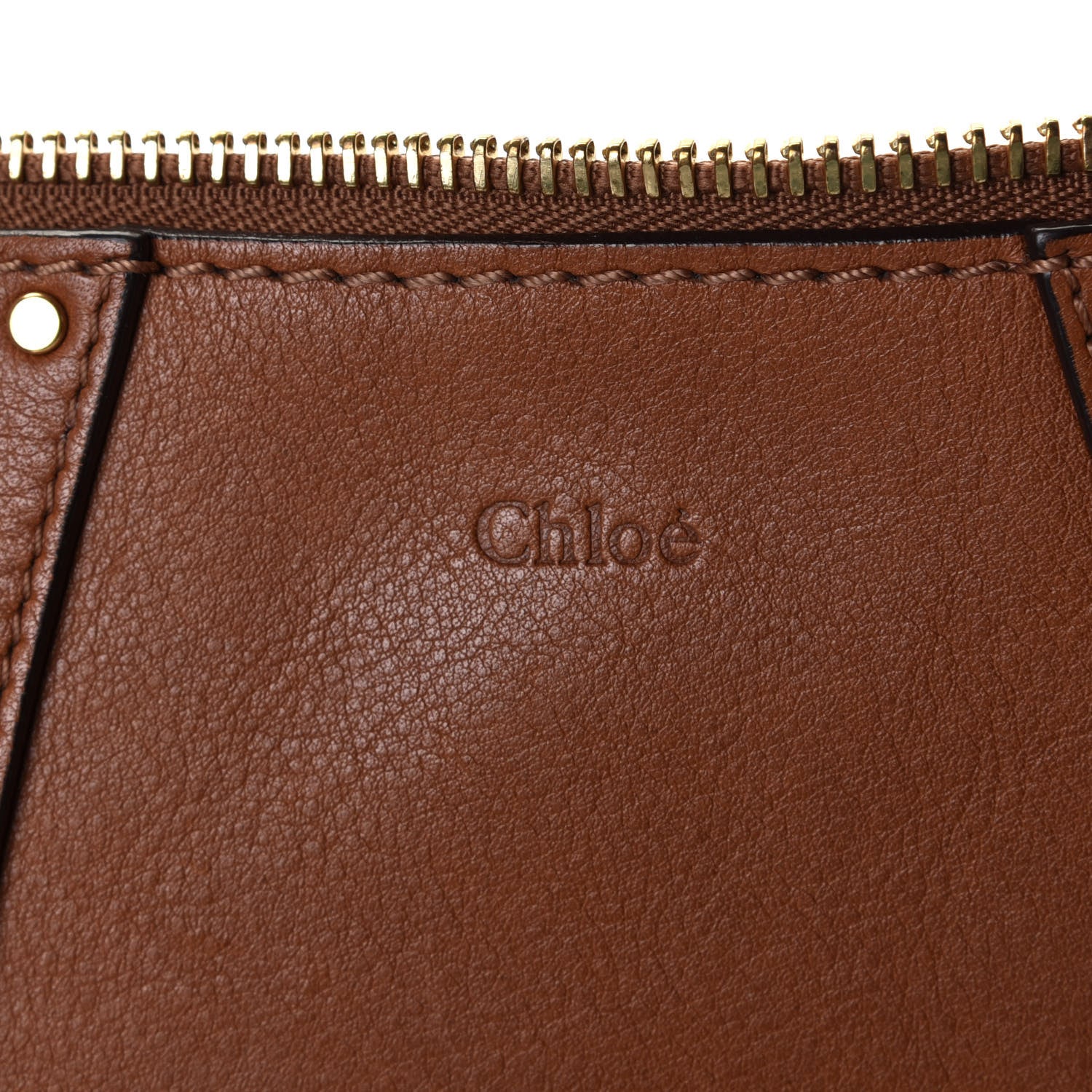 Chloe Calfskin Small Hayley Hobo Tan 4 of 5