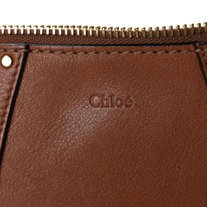 Chloe Calfskin Small Hayley Hobo Tan 4 of 5