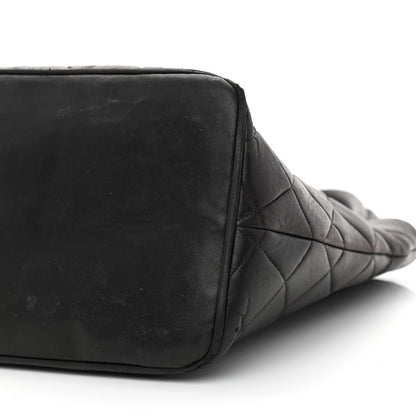 Chanel Lambskin Quilted Medallion Tote Black 14 of 16