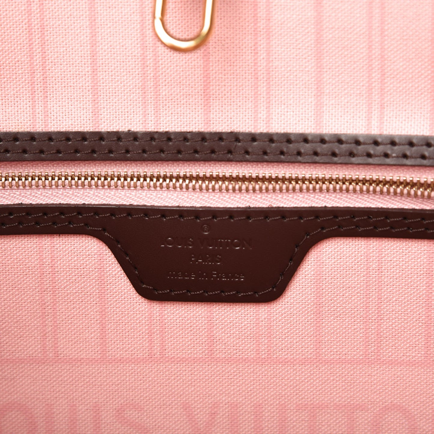 Damier Ebene Neo Neverfull MM Rose Ballerine