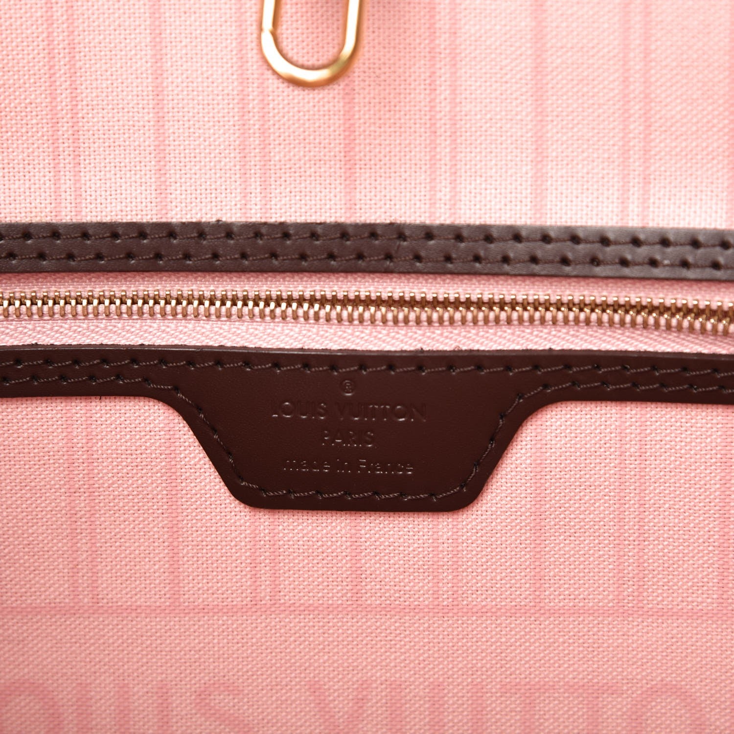 Louis Vuitton Damier Ebene Neo Neverfull MM Rose Ballerine 6 of 9