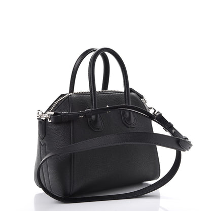 Givenchy Sugar Goatskin Mini Antigona Black 3 of 9