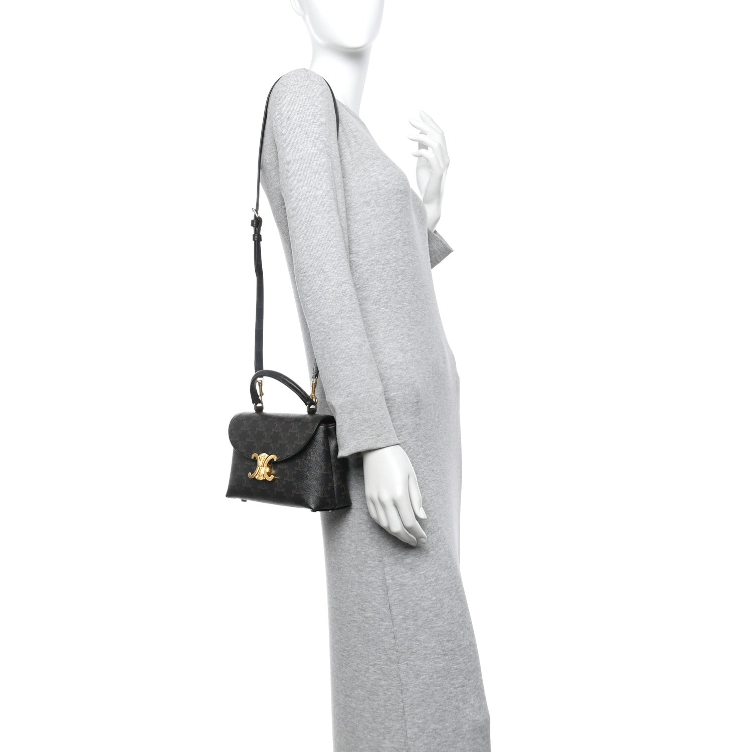 Celine Triomphe Canvas Teen Nino Tan 2 of 10
