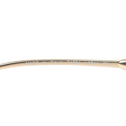 Chanel Metal Crystal Sparkling Wheat Rectangle Sunglasses 71584 Gold 6 of 7
