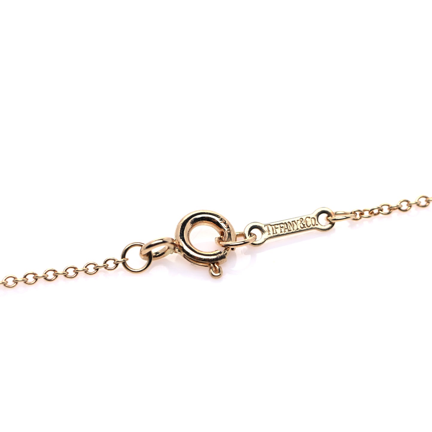 18K Yellow Gold Paloma Picasso Graffiti X Pendant Necklace