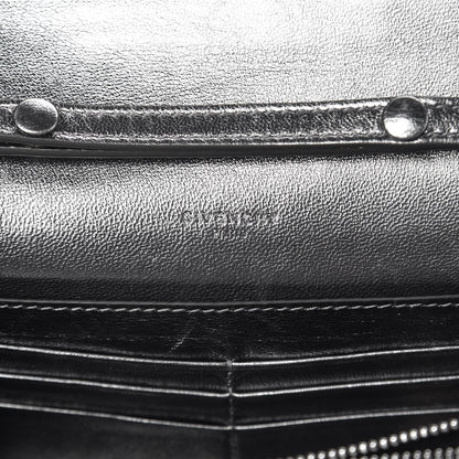 Givenchy Lambskin Emblem Chain Wallet Black 6 of 16