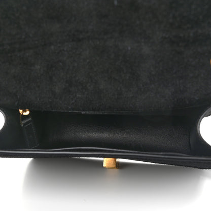 Saint Laurent Suede Carre Satchel Black 5 of 9