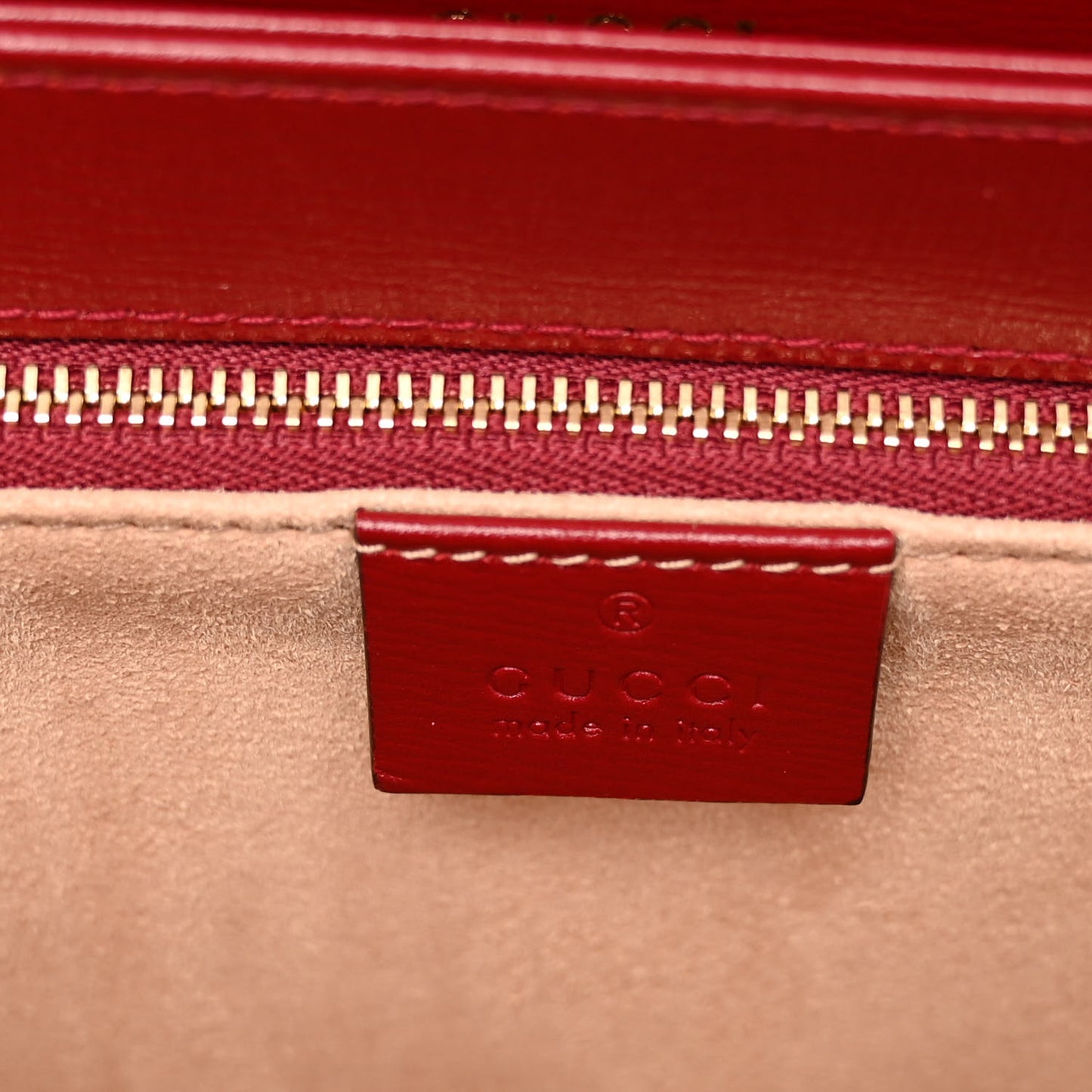 Azalea Calfskin Horsebit 1955 Shoulder Bag New Cherry Red