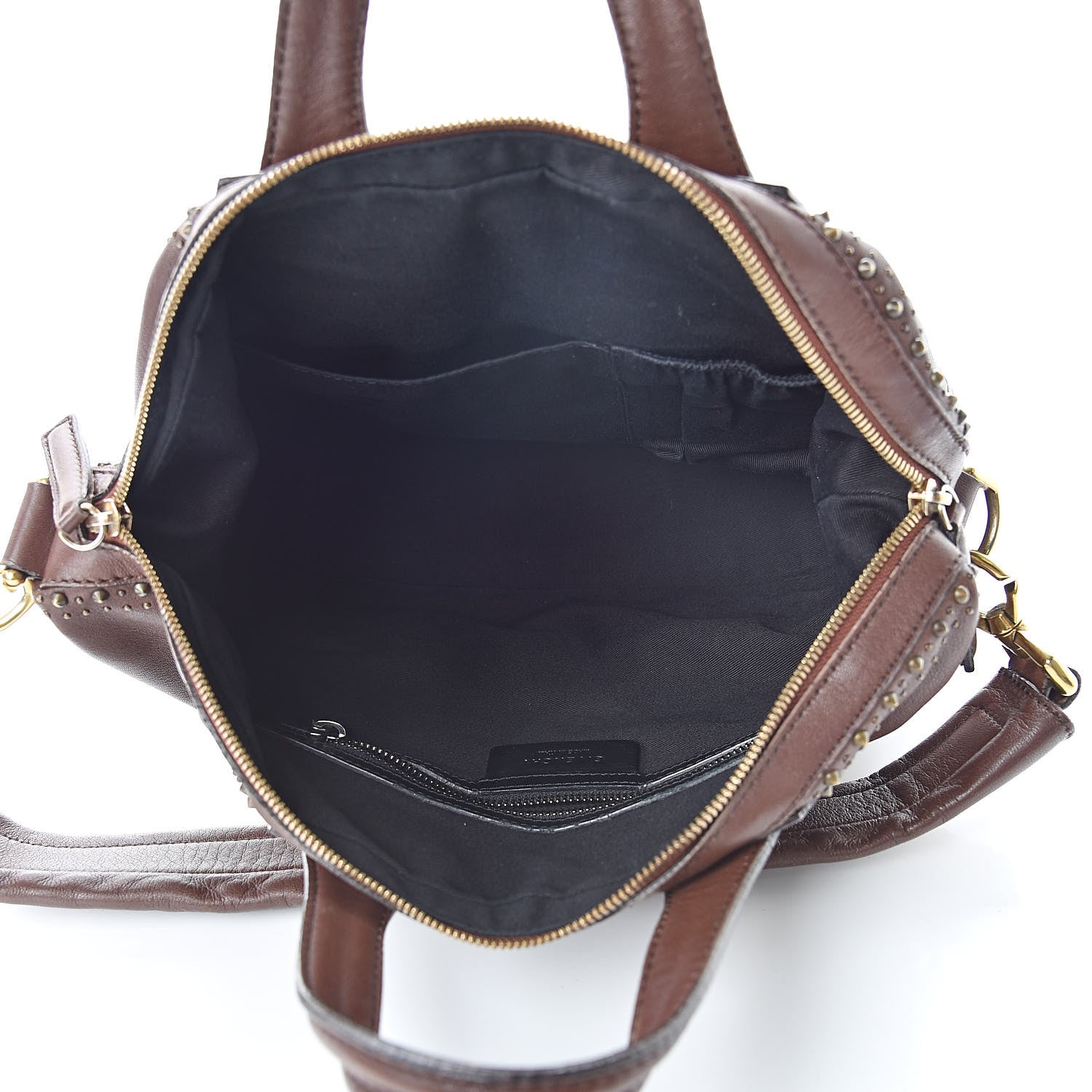 Givenchy Lambskin Studded Small Nightingale Dark Brown 5 of 17