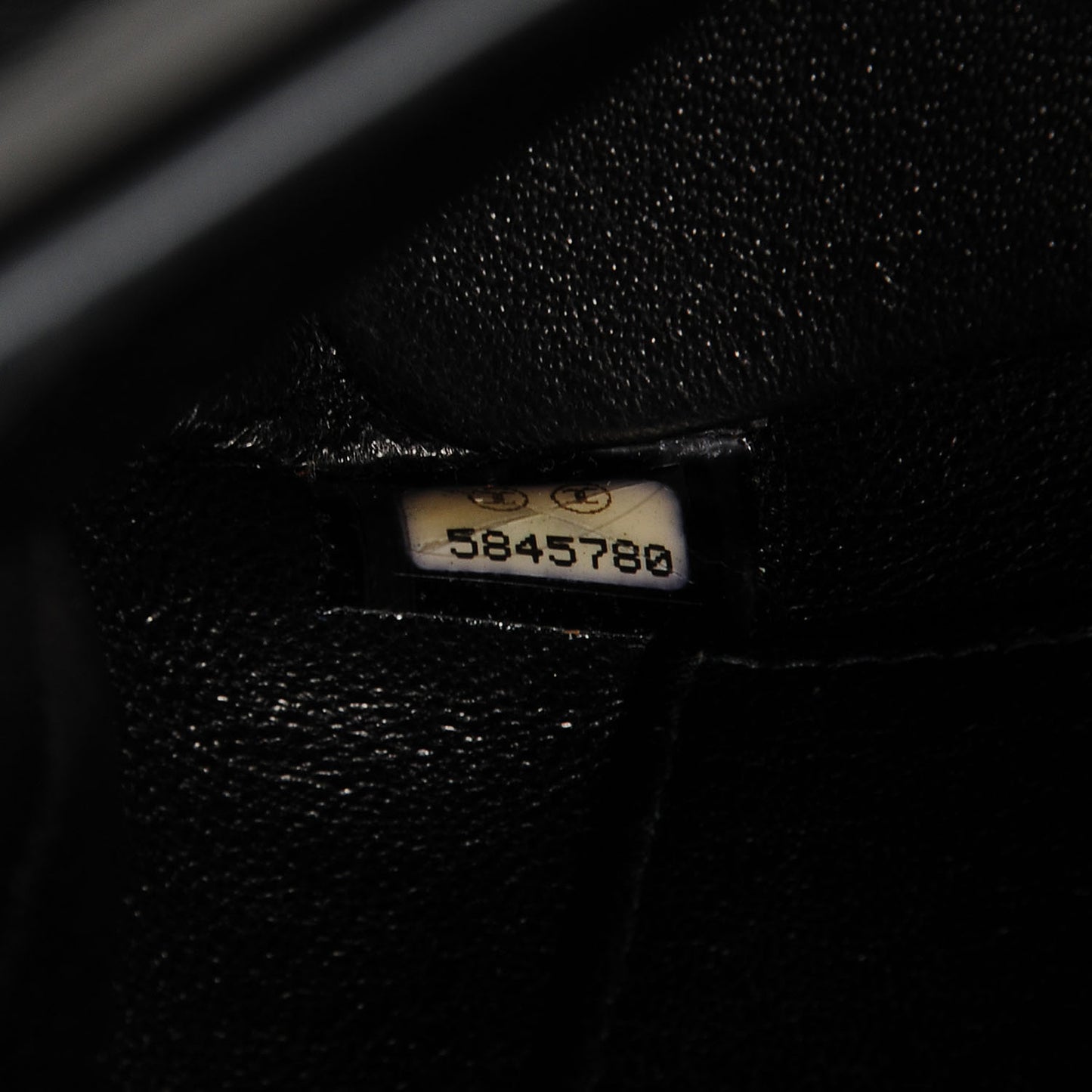 Leather Simple Shoulder Bag Black