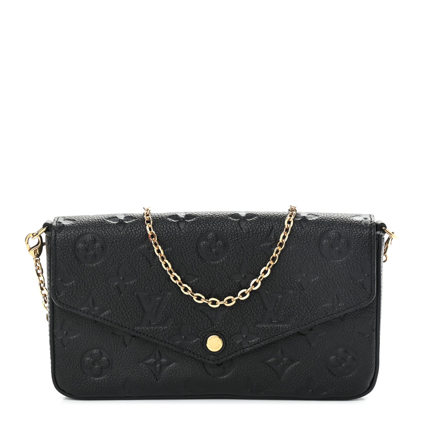 Empreinte Pochette Felicie Chain Wallet Black