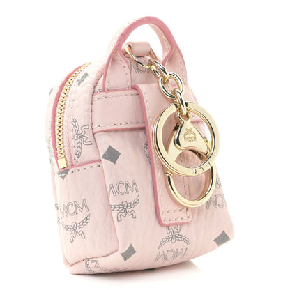MCM Visetos Backpack Charm Crossbody Soft Pink 2 of 7