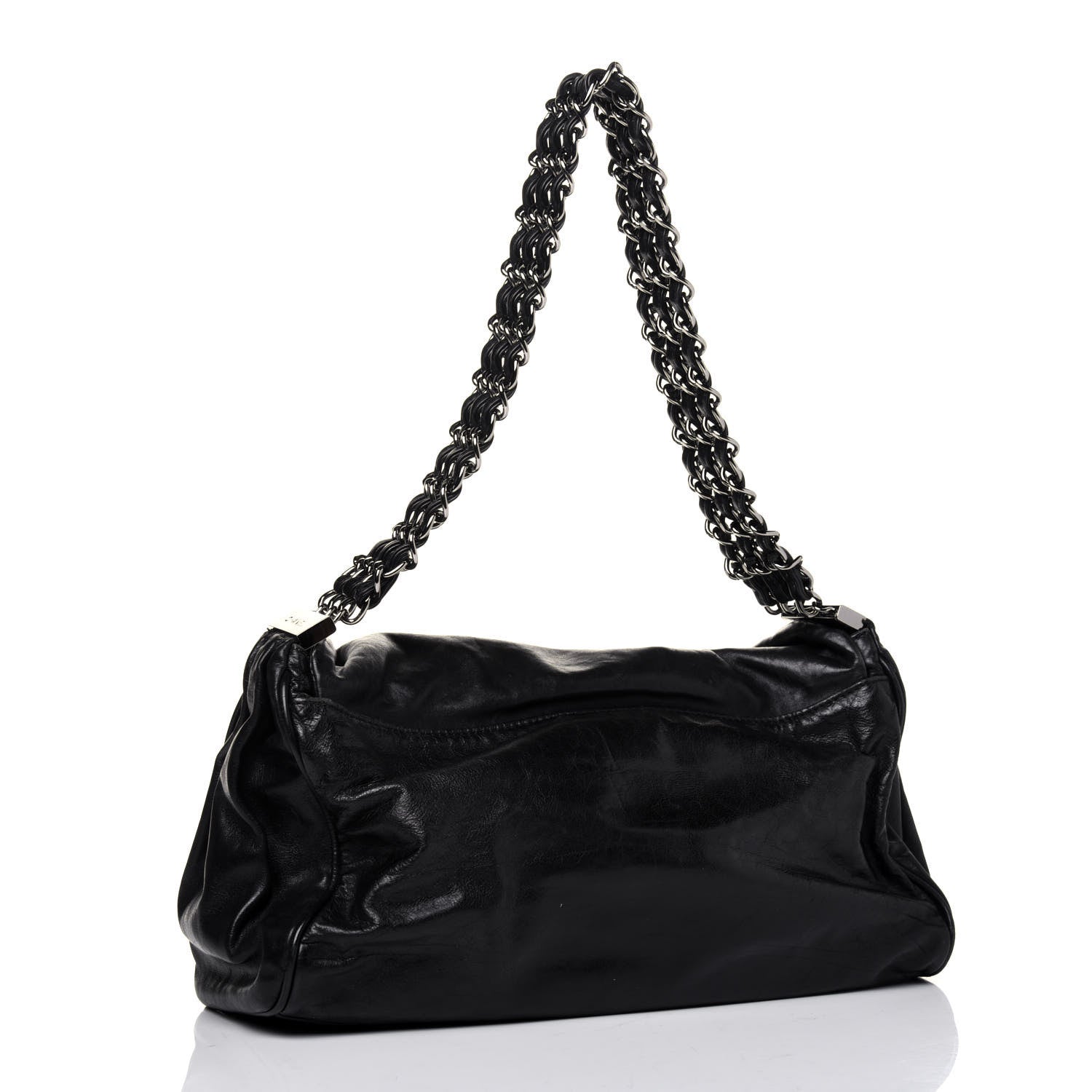 Chanel Calfskin Large Rock and Chain Flap Black 3 of 20