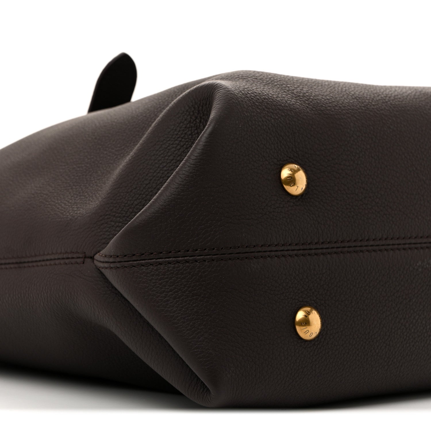 Louis Vuitton Grained Calfskin Low Key Cabas MM Chocolate 10 of 11