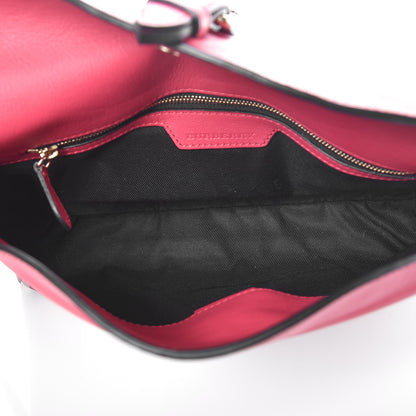 Burberry Horseferry Check Small Leah Crossbody Clutch Crimson Pink 5 of 7