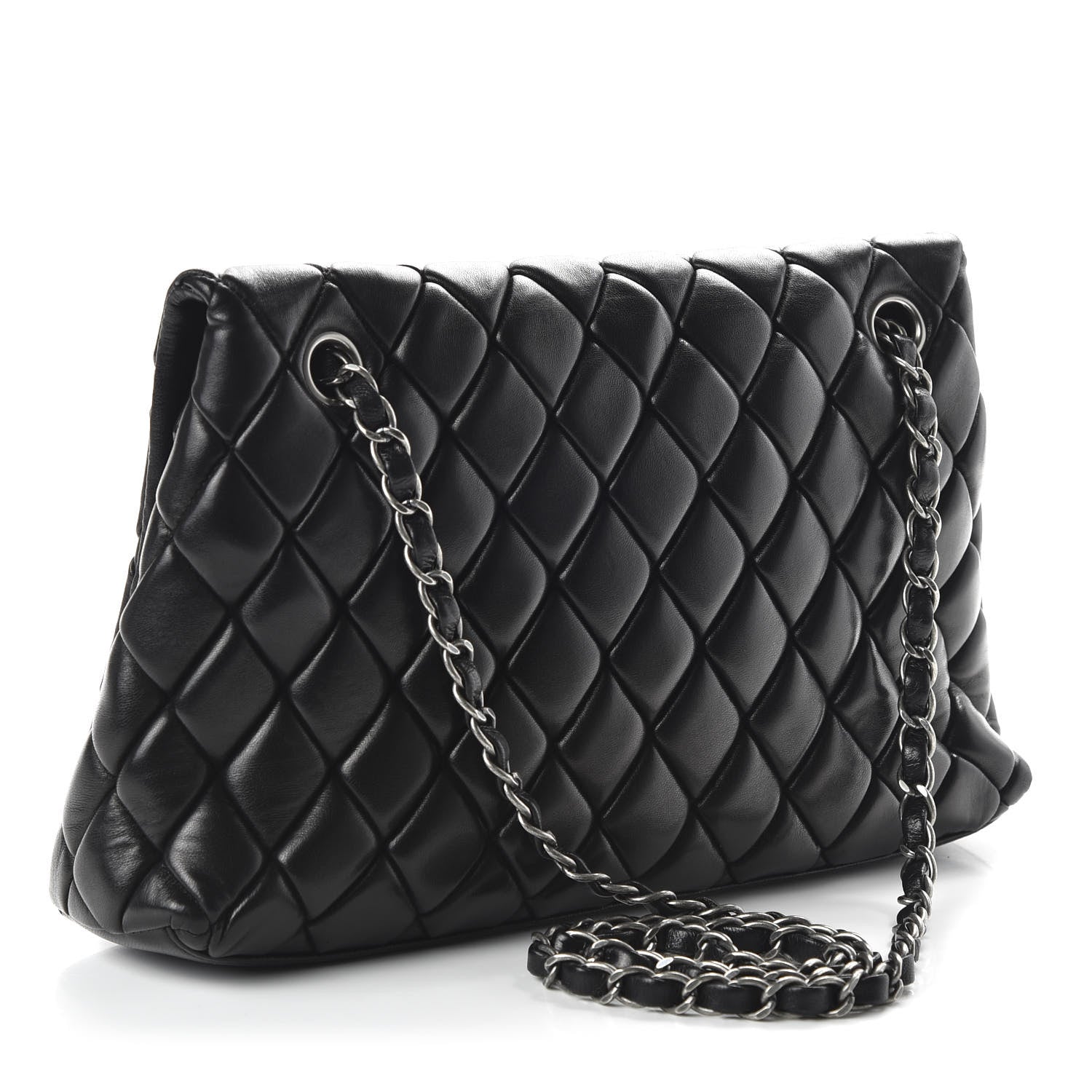 Chanel Lambskin Large New Bubble Flap Black 2 of 10