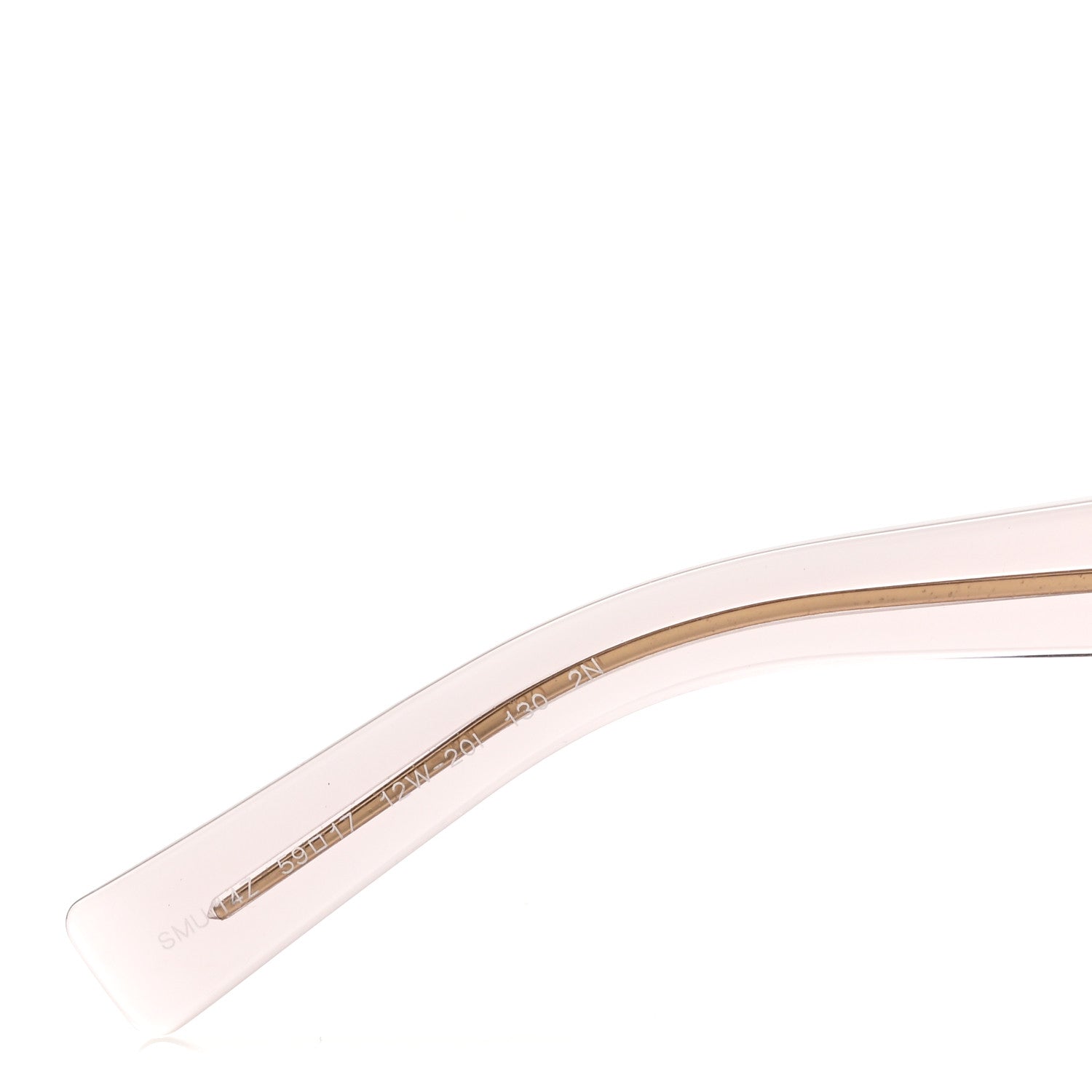 Miu Miu Transparent Acetate Oval Sunglasses SMU14Z Purple 6 of 7