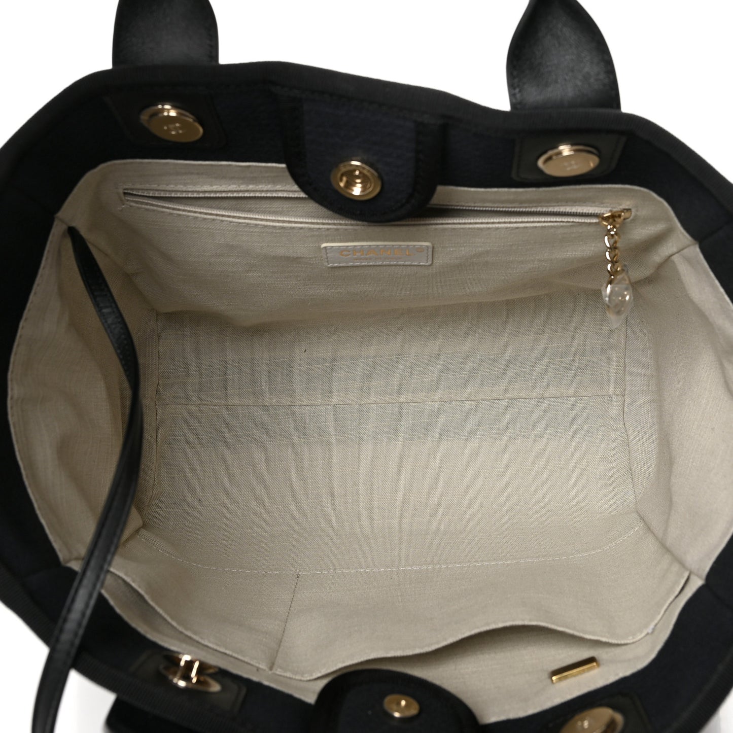 Mixed Fibers Small Deauville Tote Black