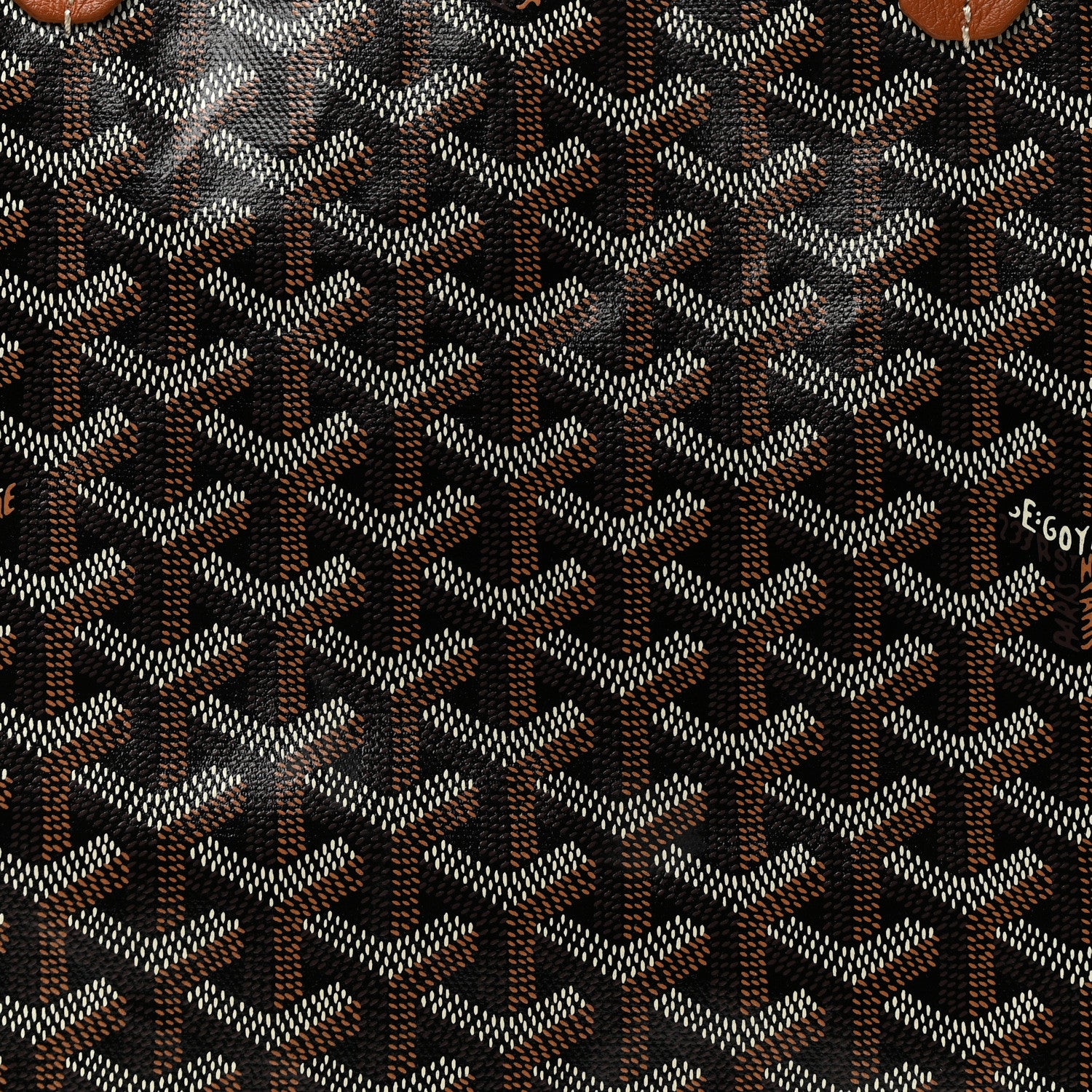 Goyard Goyardine Reversible Anjou PM Black Gold 12 of 17