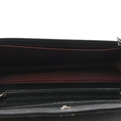 Chanel Caviar Quilted Wallet On Chain WOC Black 6 of 13