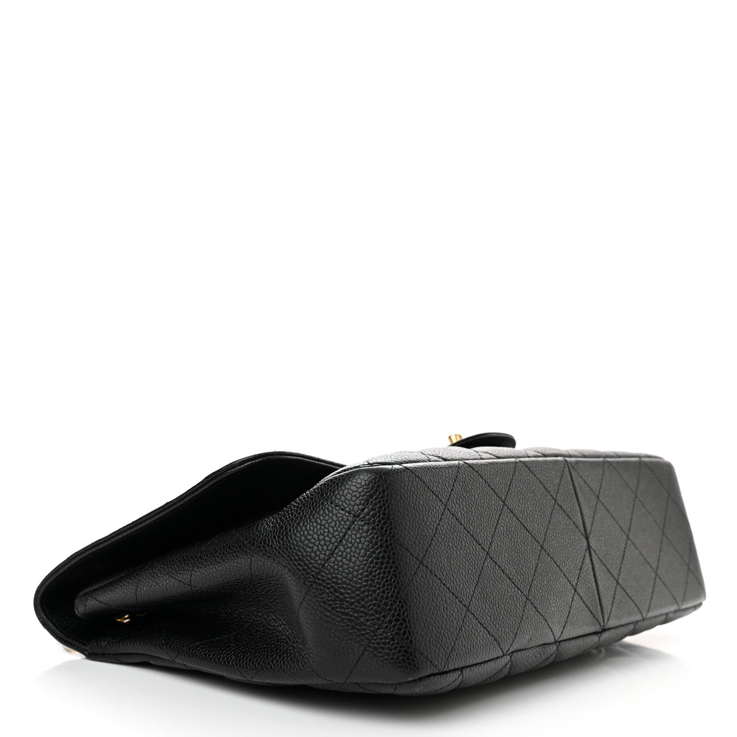 Chanel Caviar Quilted Jumbo Single Flap Black 4 of 13