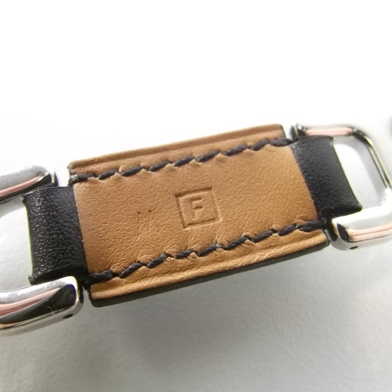 Swift Leather Link Bracelet Black