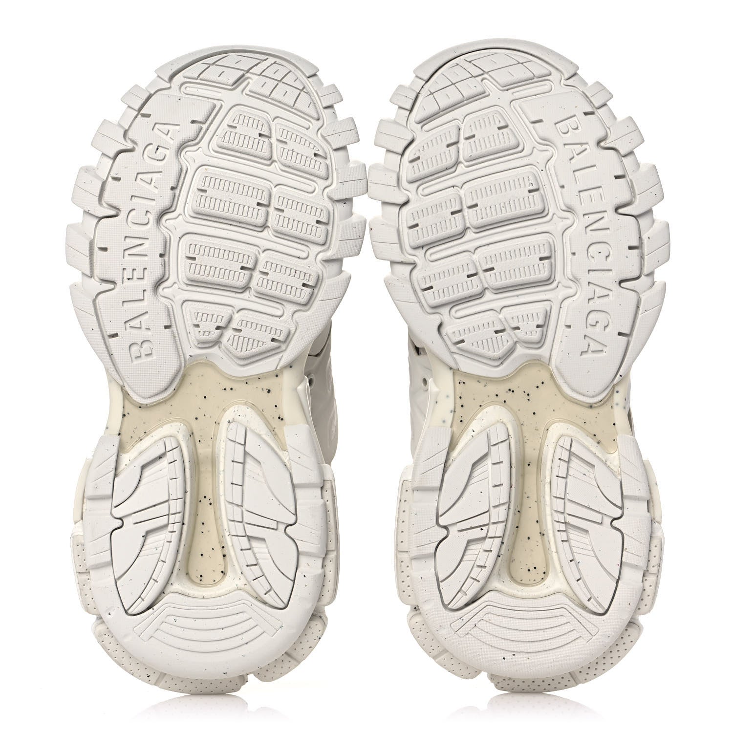 Balenciaga Rubber Mesh Fabric Monocolor Recycled Sole Womens Track Sneakers 36 White 5 of 10