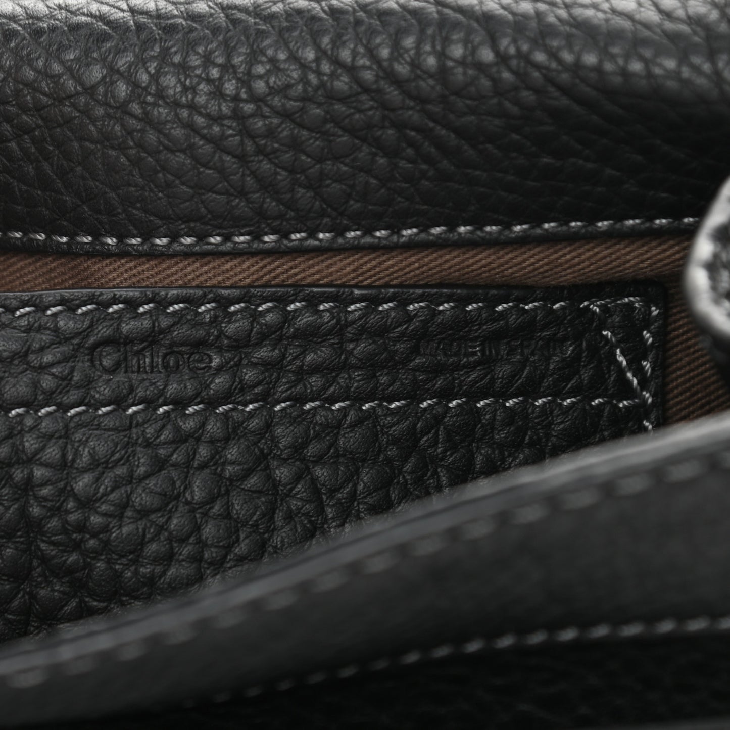 Calfskin Mini Marcie Round Crossbody Bag Black