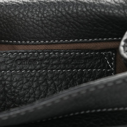 Chloe Calfskin Mini Marcie Round Crossbody Bag Black 6 of 13