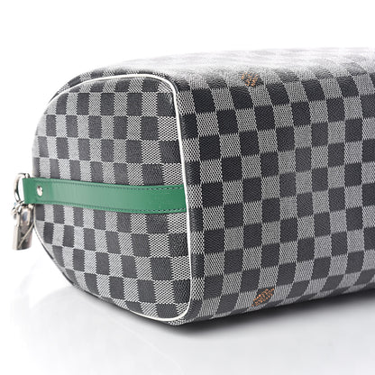 Louis Vuitton Damier Speedy Bandouliere 30 Black White 8 of 13