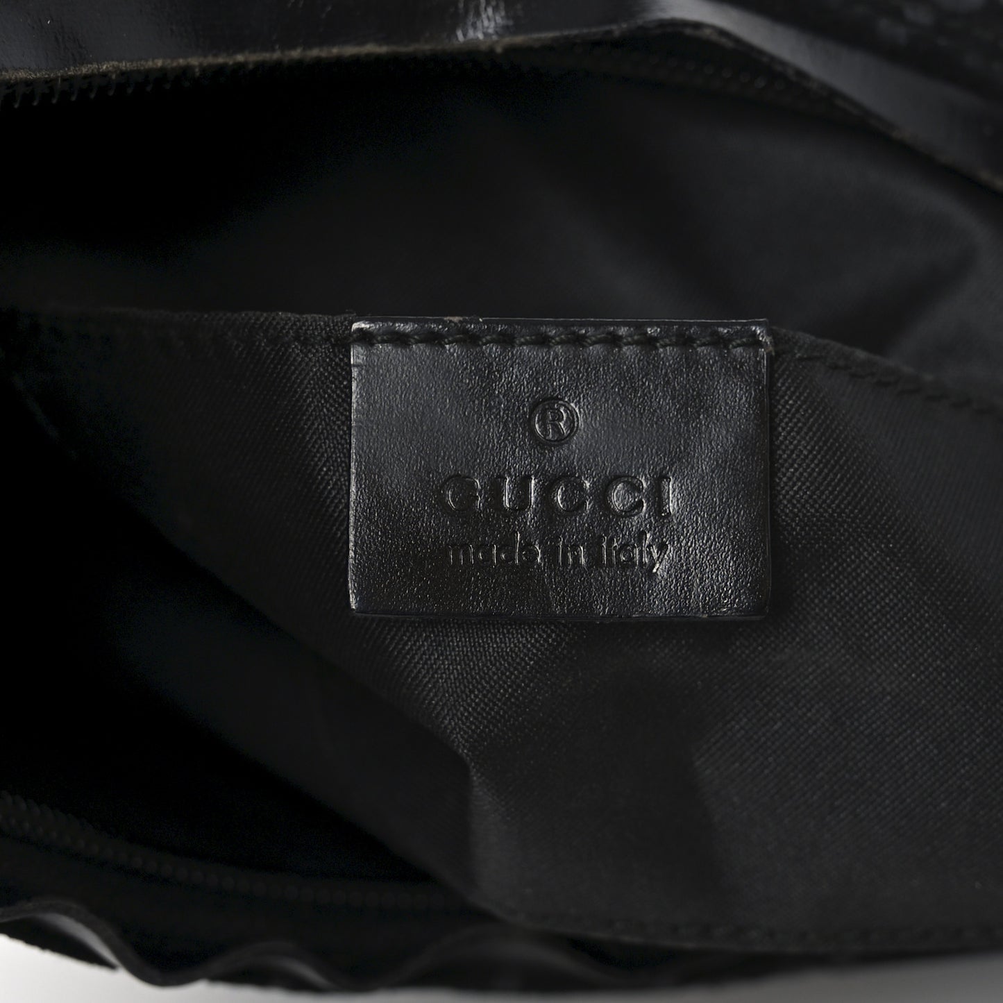 Suede Monogram Hobo Black