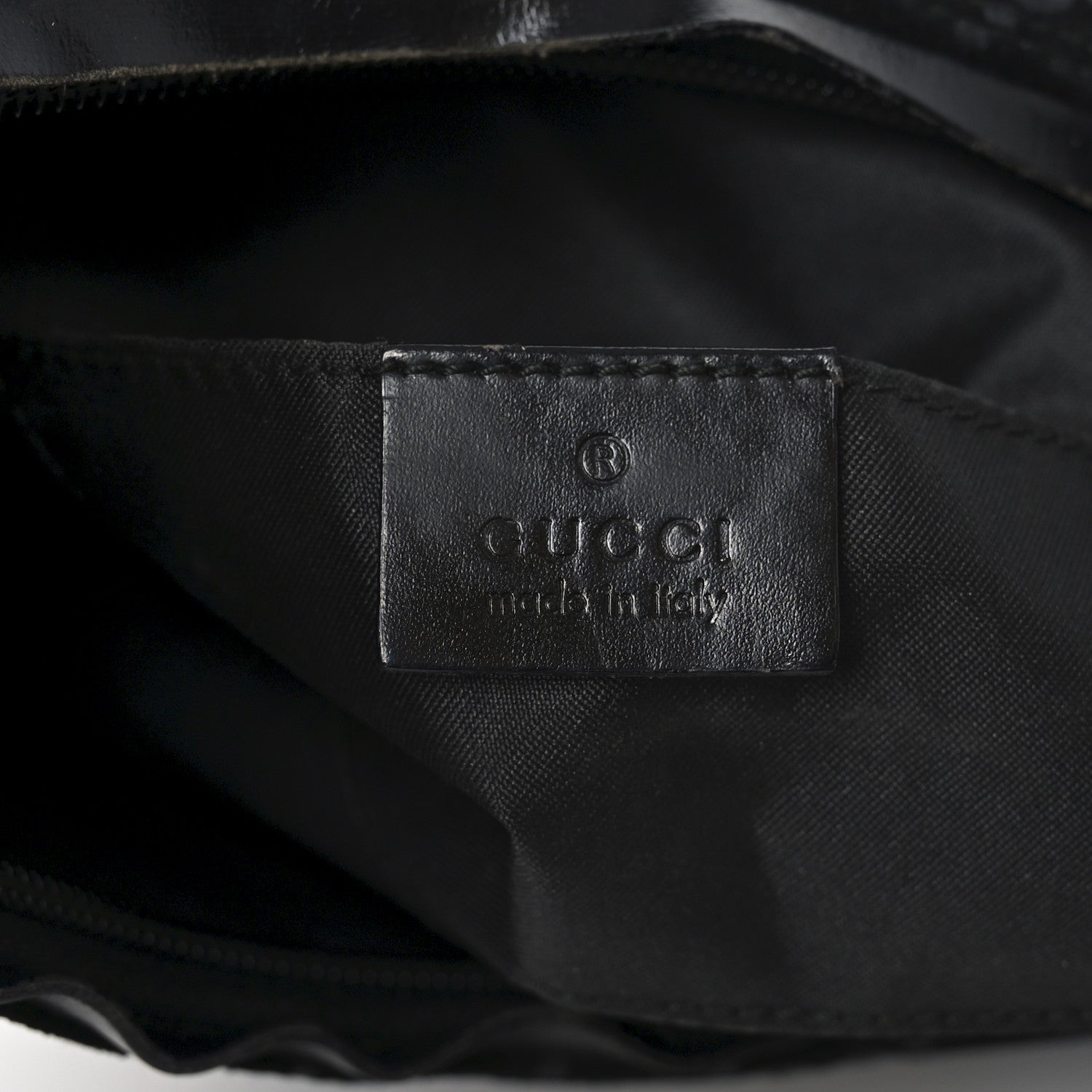 Gucci Suede Monogram Hobo Black 6 of 10