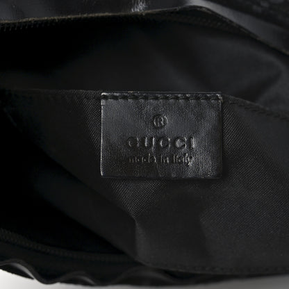 Gucci Suede Monogram Hobo Black 6 of 10