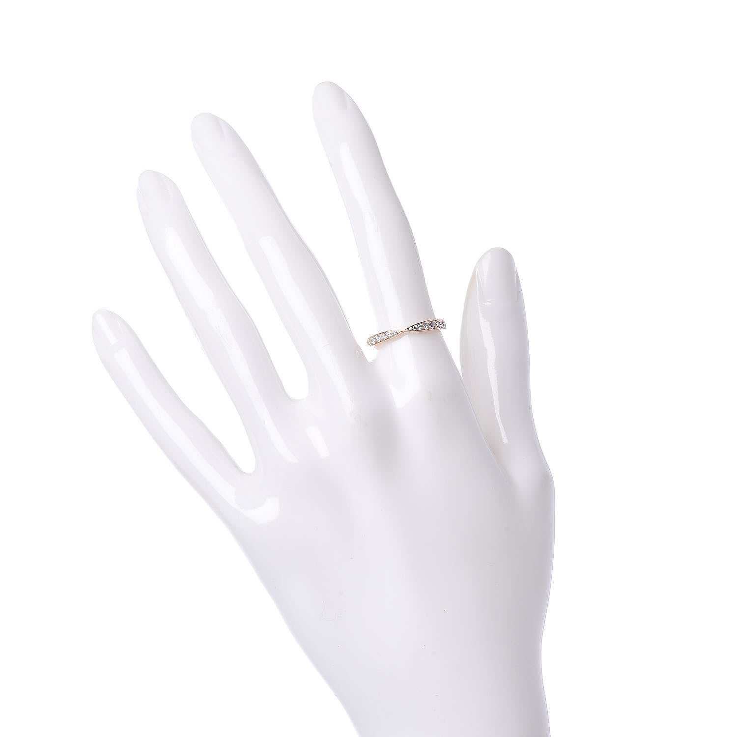 Tiffany 18K Rose Gold Diamond Harmony Ring 52 6 2 of 4