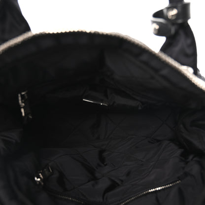 Prada Tessuto Nylon Bomber Dome Satchel Black 7 of 19