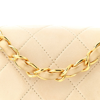 Chanel Lambskin Quilted Mini Square Flap Beige 8 of 14