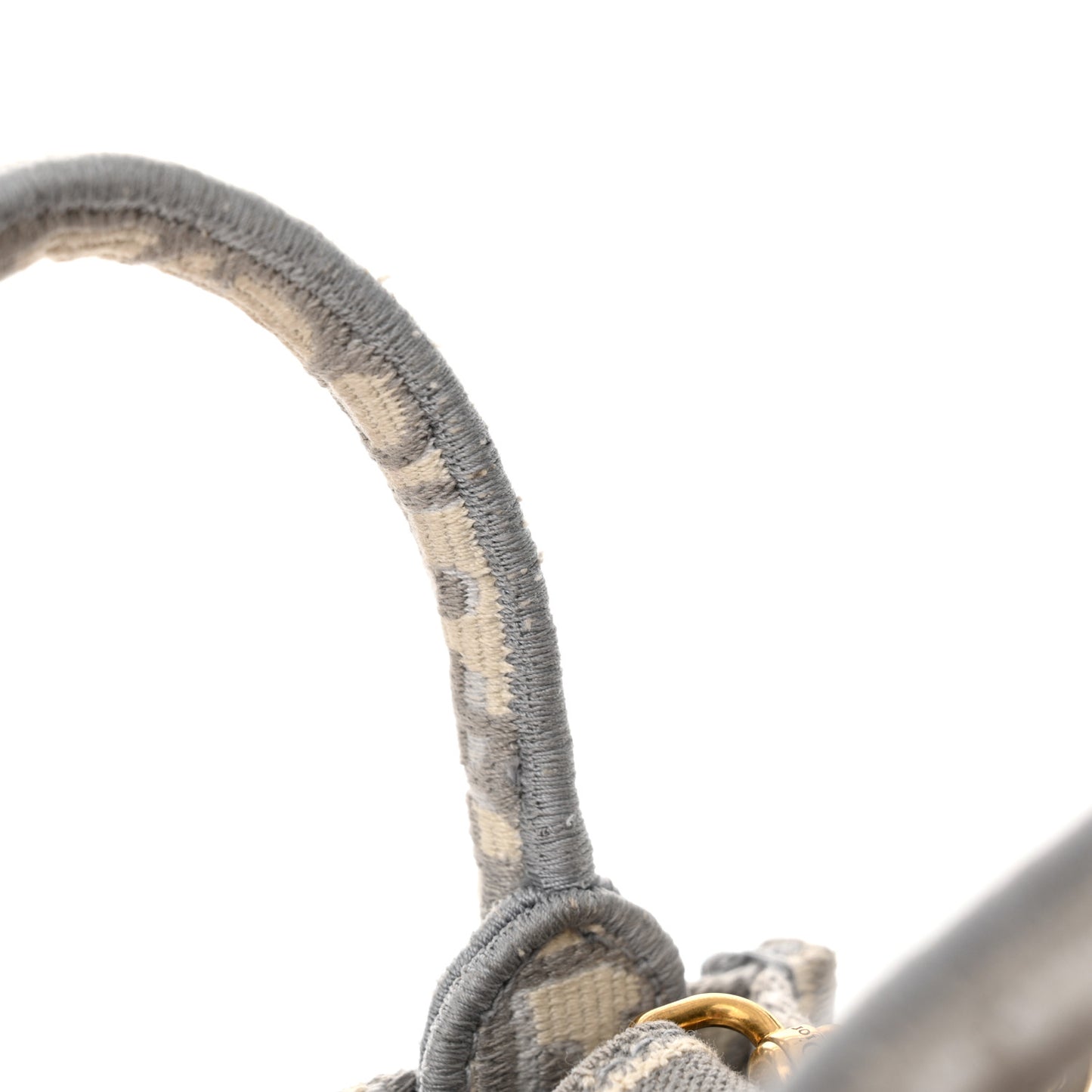 Oblique Mini Book Tote Phone Bag Grey