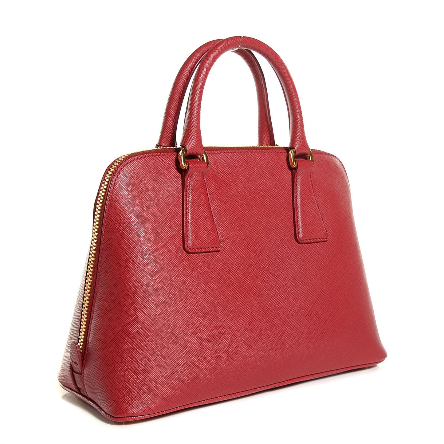 Saffiano Lux Small Promenade Tote Fuoco