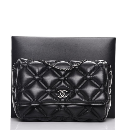 Chanel Calfskin Quilted Large Chesterfield Flap Black 10 of 10